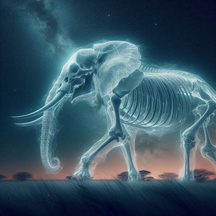 Obsidian elephants